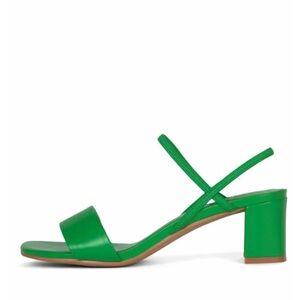 Jeffrey Campbell Women's Adapt Green Block Heels